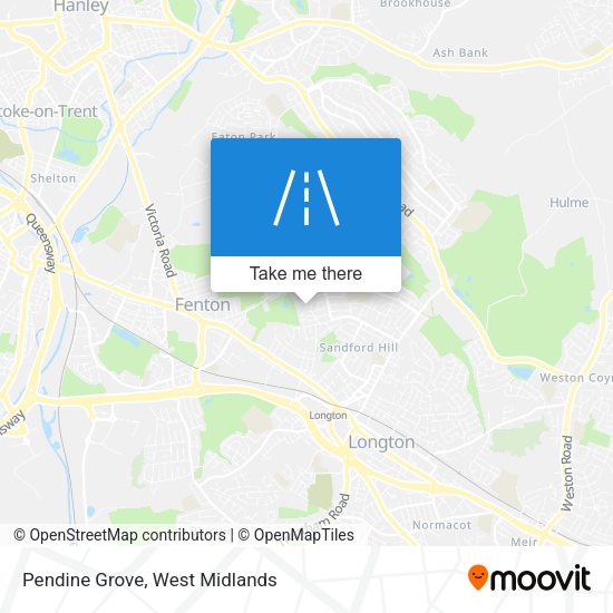 Pendine Grove map
