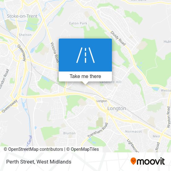 Perth Street map