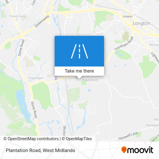 Plantation Road map
