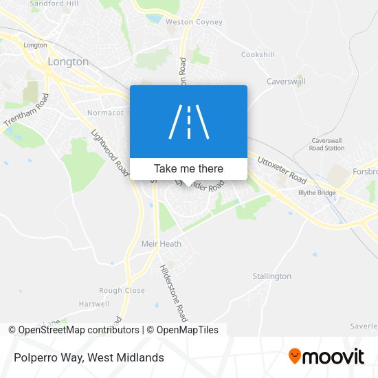 Polperro Way map