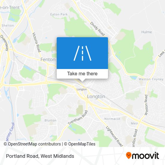 Portland Road map
