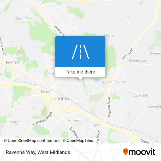 Ravenna Way map