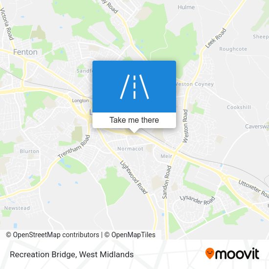 Recreation Bridge map