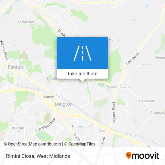 Rimini Close map