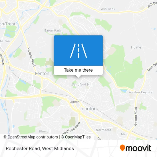 Rochester Road map