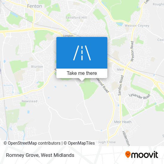 Romney Grove map