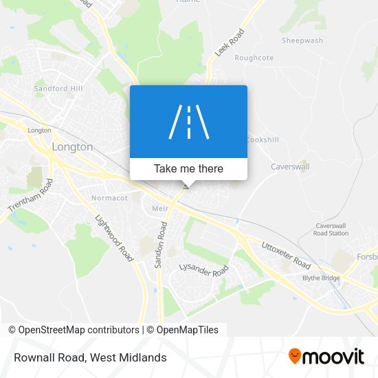 Rownall Road map