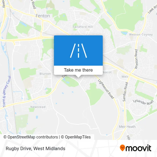Rugby Drive map