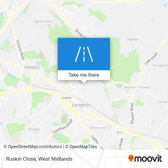 Ruskin Close map