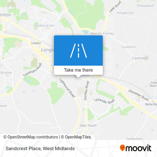 Sandcrest Place map