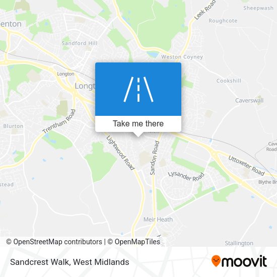 Sandcrest Walk map