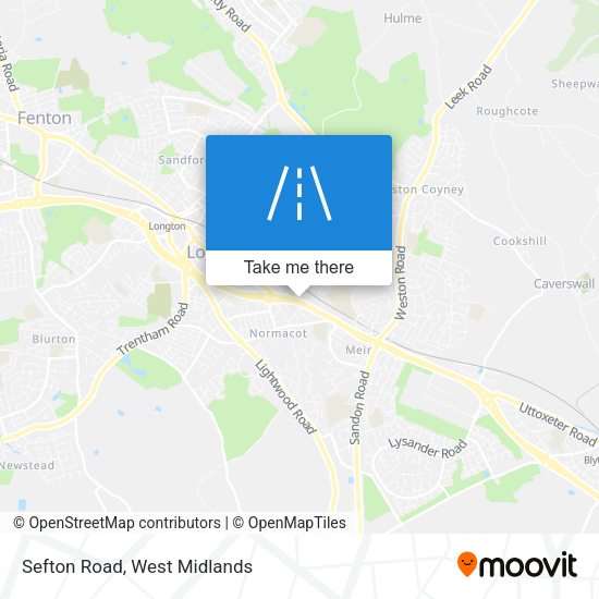 Sefton Road map