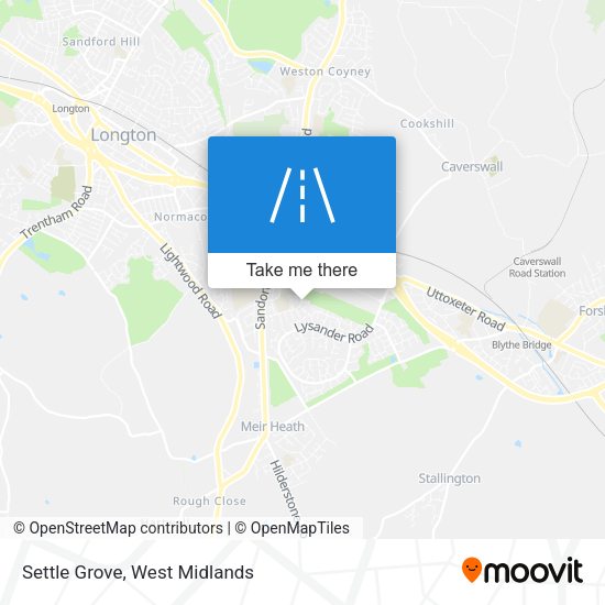 Settle Grove map