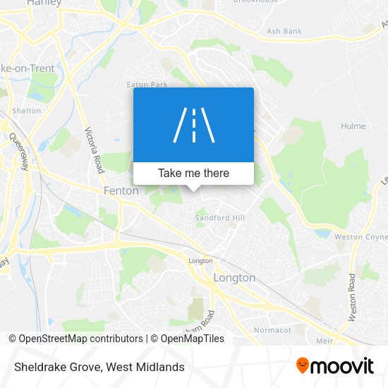 Sheldrake Grove map