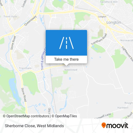 Sherborne Close map