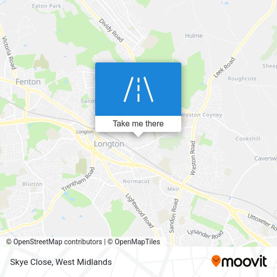 Skye Close map