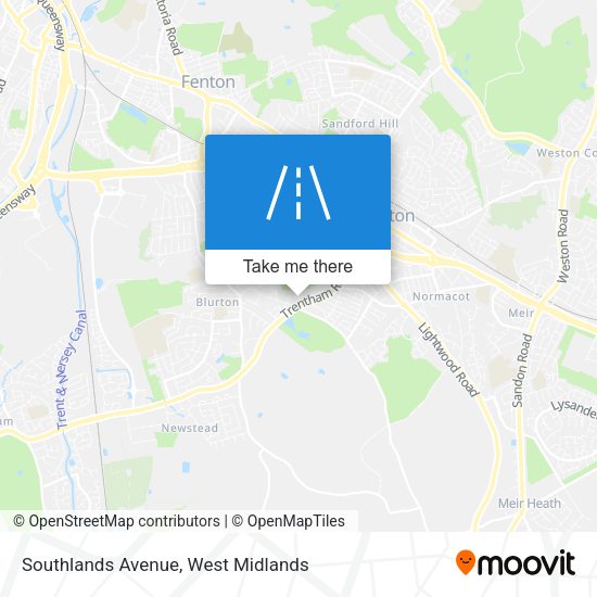 Southlands Avenue map