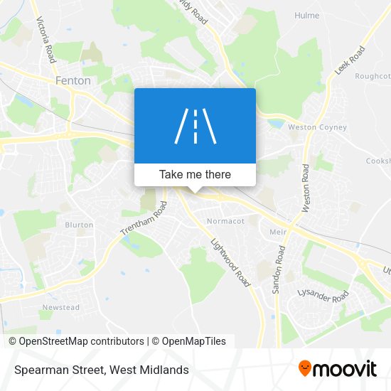 Spearman Street map
