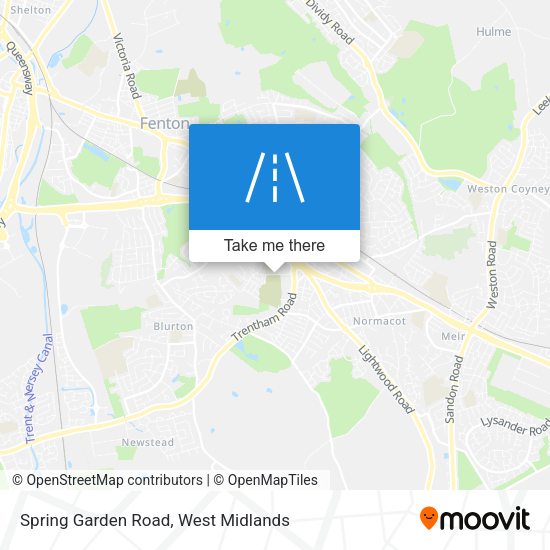 Spring Garden Road map