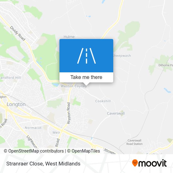 Stranraer Close map