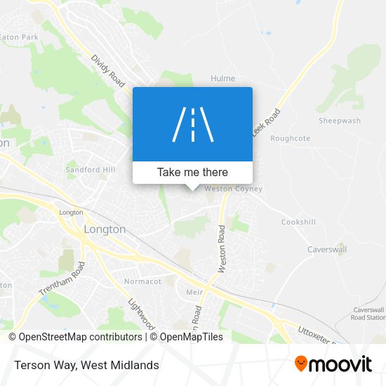 Terson Way map