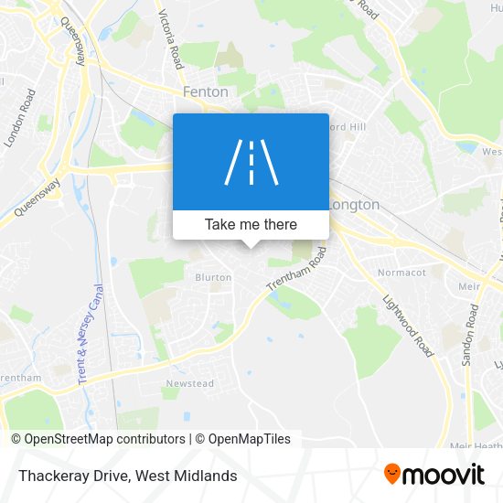 Thackeray Drive map