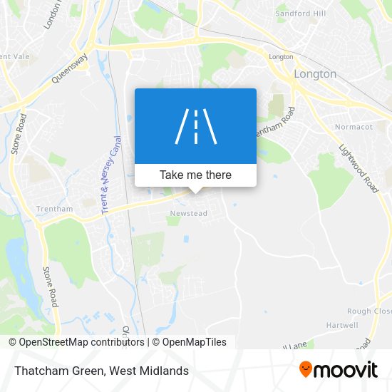 Thatcham Green map
