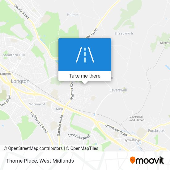 Thorne Place map