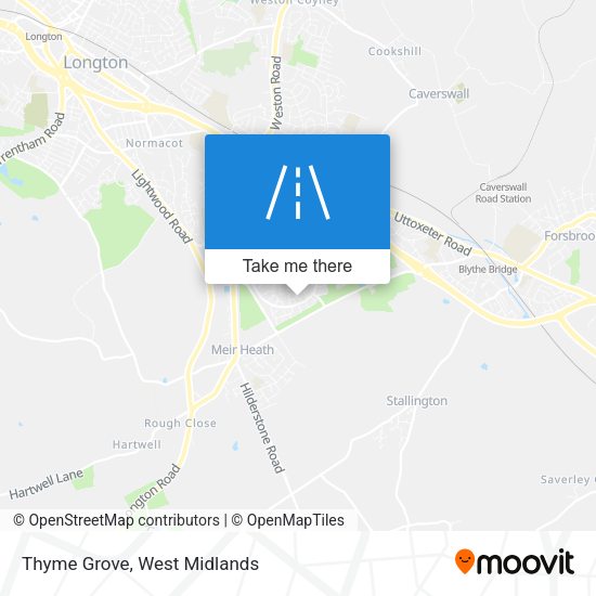 Thyme Grove map