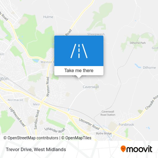 Trevor Drive map