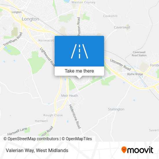 Valerian Way map