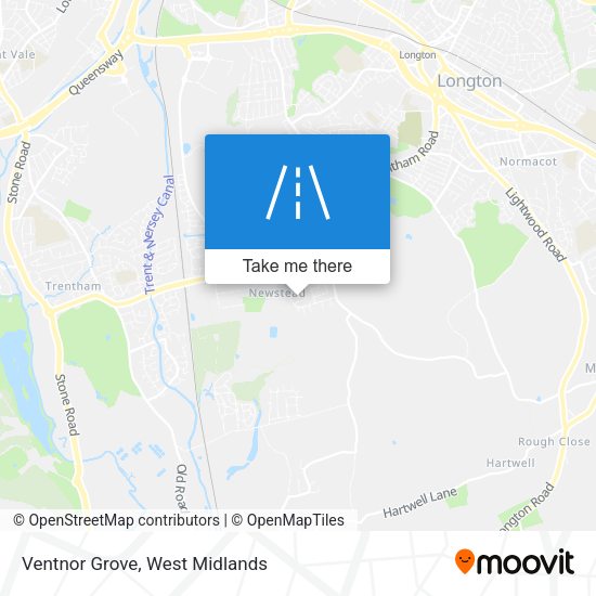 Ventnor Grove map