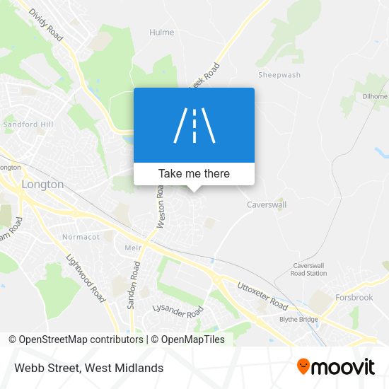 Webb Street map