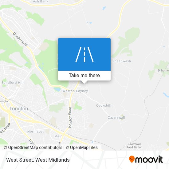 West Street map