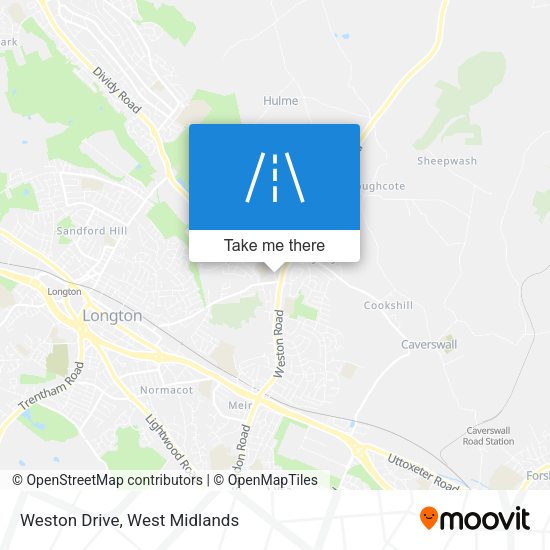 Weston Drive map