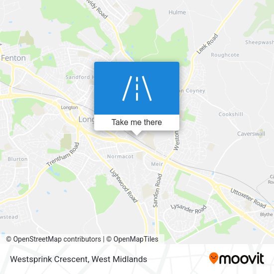 Westsprink Crescent map