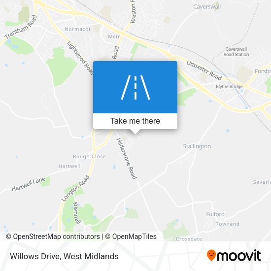 Willows Drive map