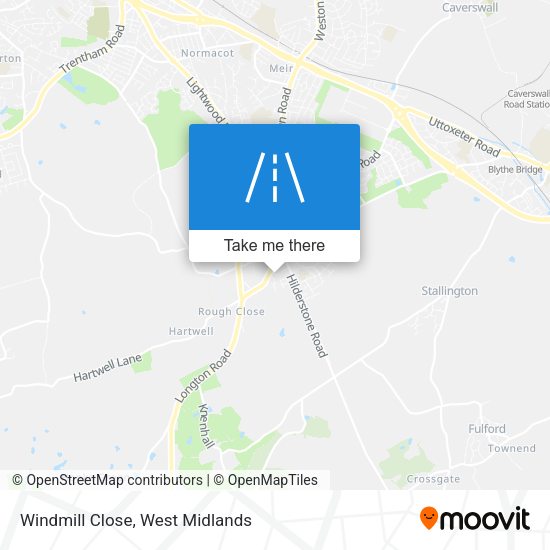 Windmill Close map