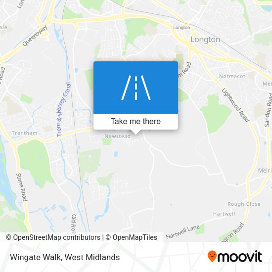 Wingate Walk map