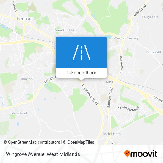 Wingrove Avenue map