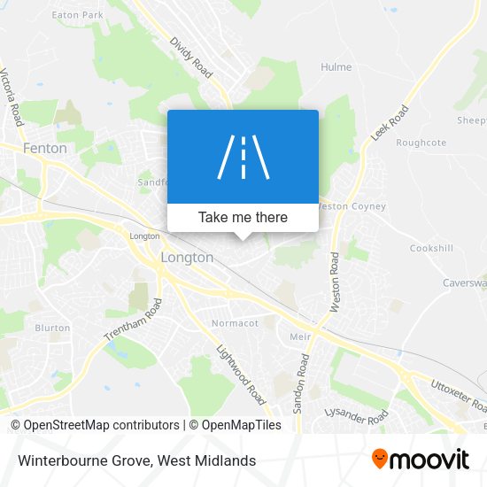 Winterbourne Grove map