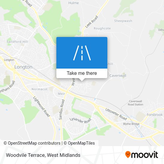 Woodvile Terrace map