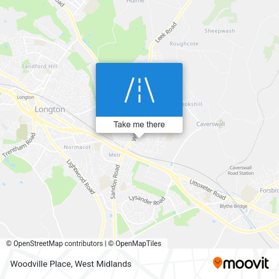 Woodville Place map