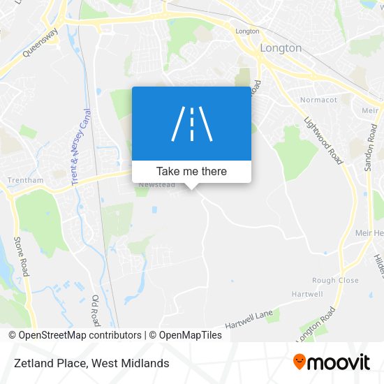 Zetland Place map
