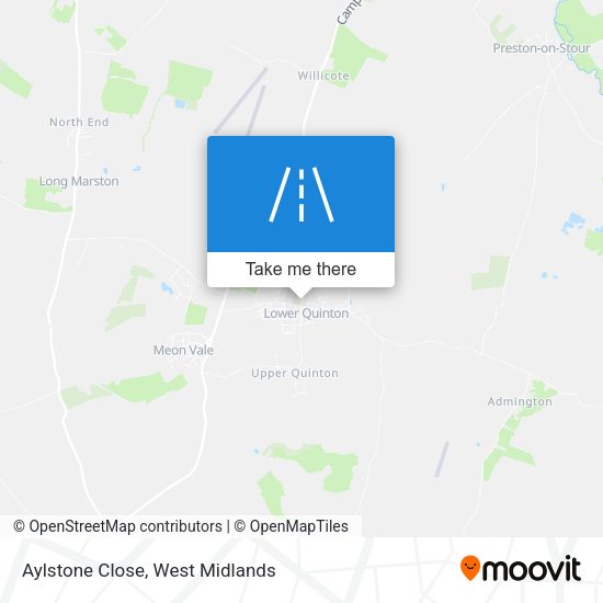 Aylstone Close map