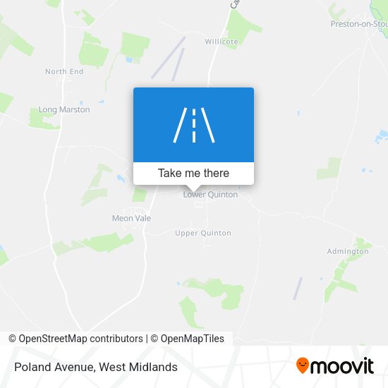 Poland Avenue map