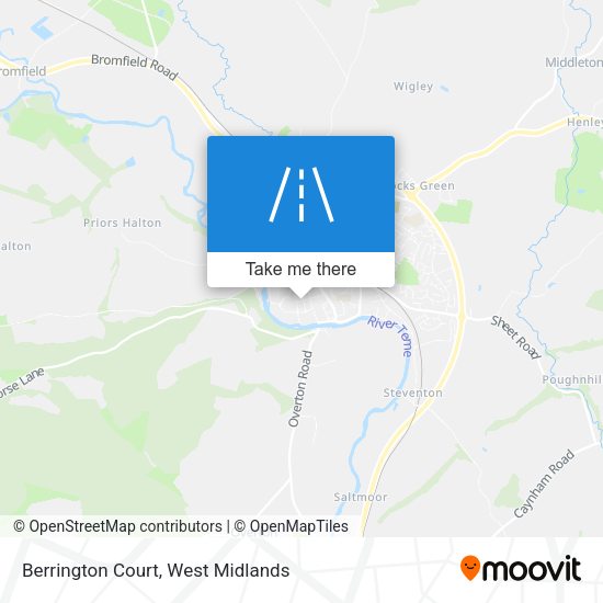 Berrington Court map