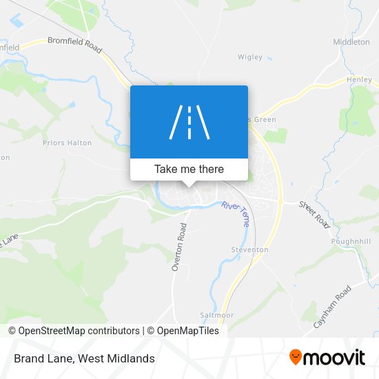 Brand Lane map