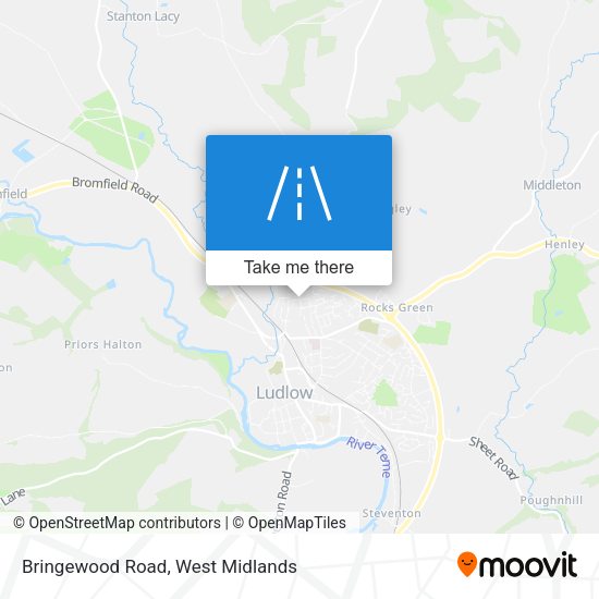 Bringewood Road map