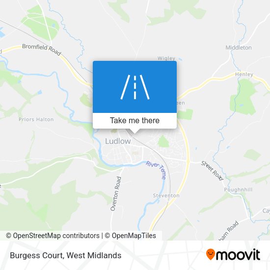 Burgess Court map